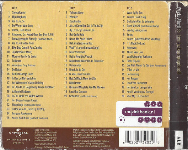 Willeke Alberti : 65 - Een Muzikaal Spiegelbeeld (3xCD, Comp)
