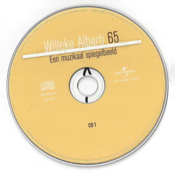 Willeke Alberti : 65 - Een Muzikaal Spiegelbeeld (3xCD, Comp)