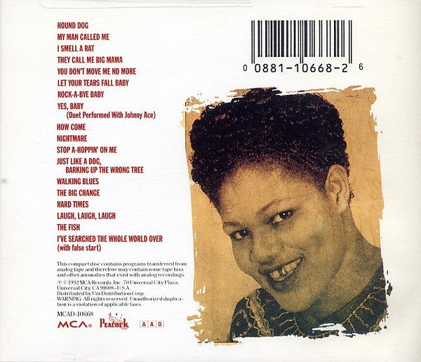 Big Mama Thornton : Hound Dog - The Peacock Recordings (CD, Comp, RM)