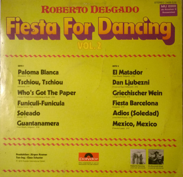 Roberto Delgado : Fiesta For Dancing Vol. 2 (LP)