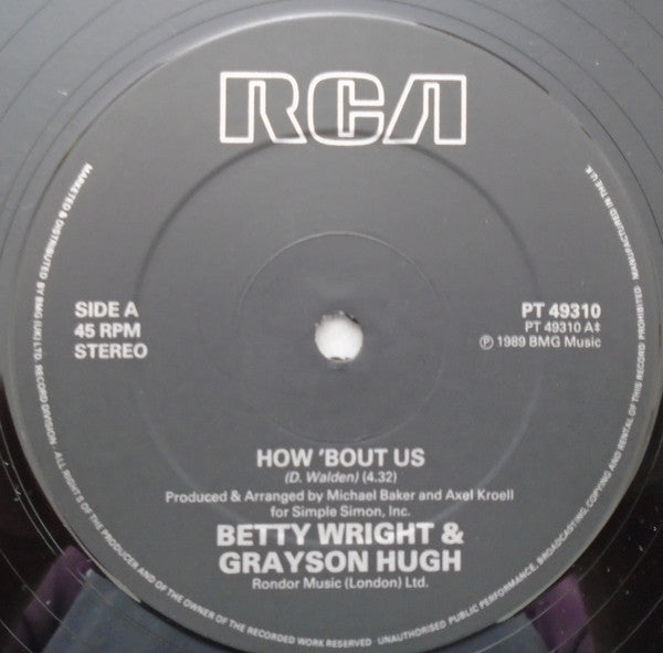 Betty Wright & Grayson Hugh : How 'bout Us ? (12")