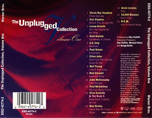 Various : The Unplugged Collection: Volume One (CD, Comp)