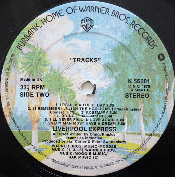 Liverpool Express : Tracks (LP, Album)