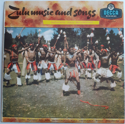 Various : Zulu Music And Songs (10", Album)