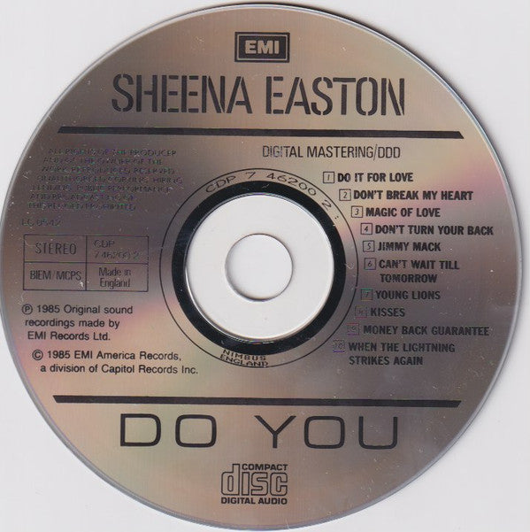 Sheena Easton : Do You (CD, Album)