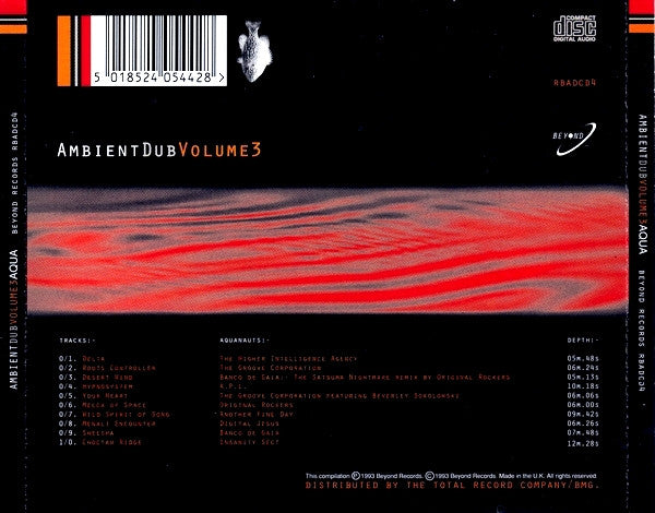 Various : Ambient Dub Volume 3 (Aqua) (CD, Comp)