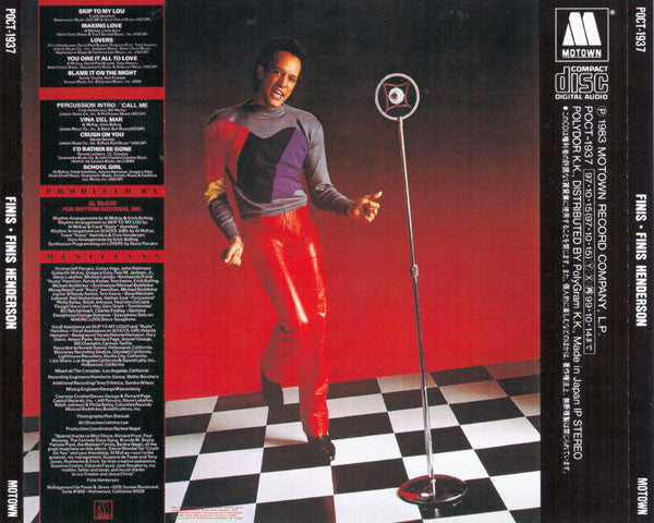 Finis Henderson : Finis (CD, Album, RE)