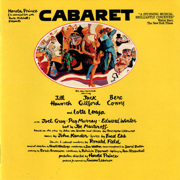 Harold Prince In Association With Ruth Mitchell : Cabaret (Original Broadway Cast Recording) (CD, Album, RE)