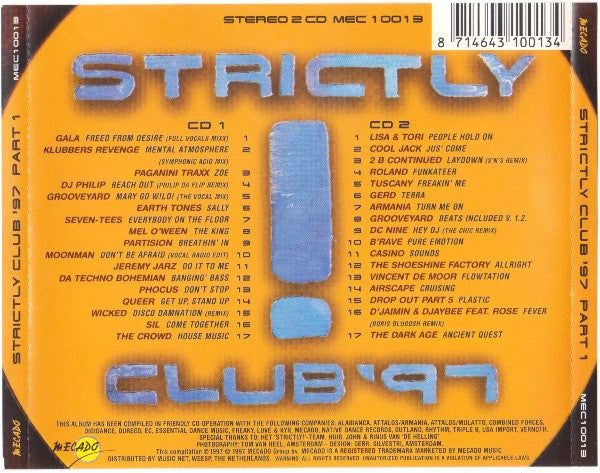 Various : Strictly Club '97 Part 1 (2xCD, Comp)