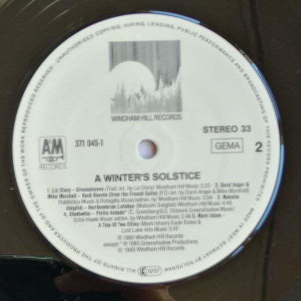 Windham Hill Artists : A Winter's Solstice (LP, Comp)