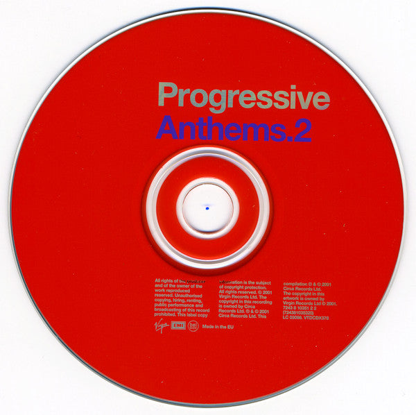 Various : Progressive Anthems - The Best Progressive House And Trance (2xCD, Mixed)