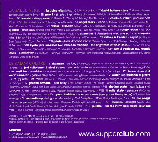 Various : Supperclub Presents Rome© VI (2xCD, Mixed)