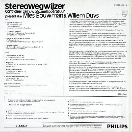 Mies Bouwman En Willem Duys : Stereo Wegwijzer (LP, Comp)