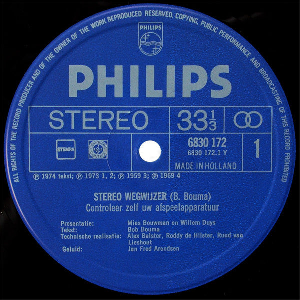 Mies Bouwman En Willem Duys : Stereo Wegwijzer (LP, Comp)