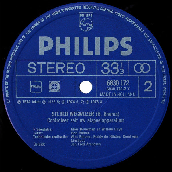 Mies Bouwman En Willem Duys : Stereo Wegwijzer (LP, Comp)