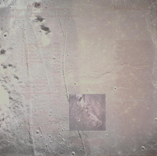 Brian Eno With Daniel Lanois & Roger Eno : Apollo - Atmospheres & Soundtracks (LP, Album)