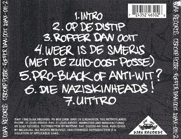 Osdorp Posse : Roffer Dan Ooit (CD, EP)