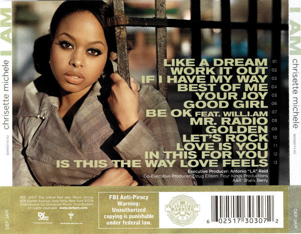 Chrisette Michele : I Am (CD, Album)