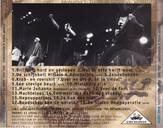 Osdorp Posse & Nembrionic : Briljant, Hard En Geslepen (CD, Album)