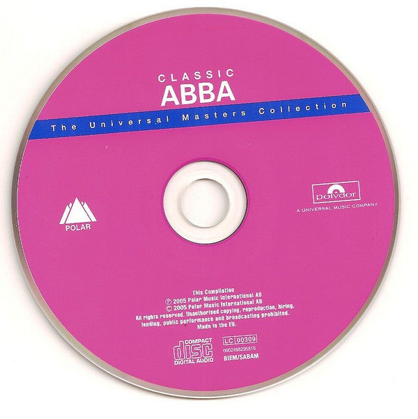 ABBA : Classic ABBA (CD, Comp, RM)