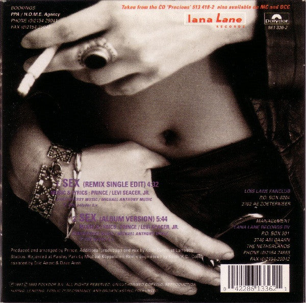 Loïs Lane : Sex (CD, Single)