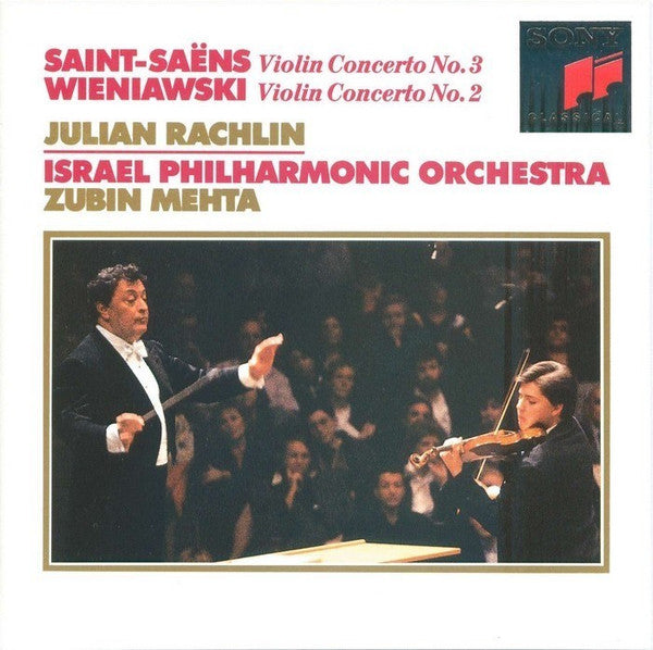 Saint-Saëns* / Wieniawski* - Julian Rachlin, Israel Philharmonic Orchestra, Zubin Mehta : Violin Concerto No. 3 - Violin Concerto No. 2 (CD, Album)