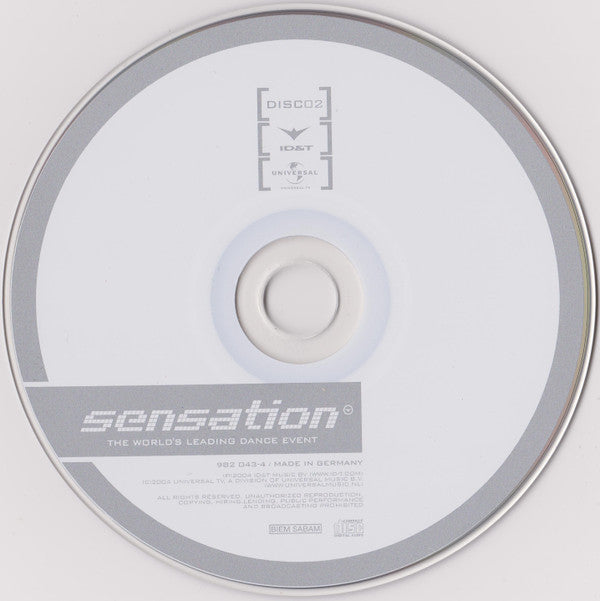 Various : Sensation (2xCD, Mixed)