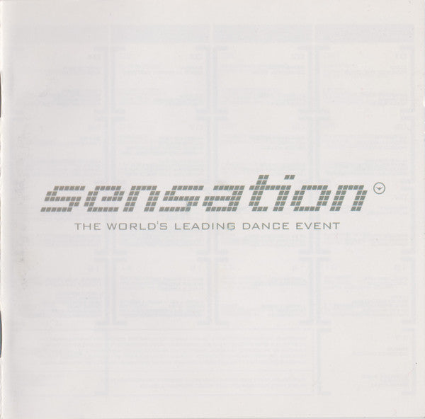 Various : Sensation (2xCD, Mixed)
