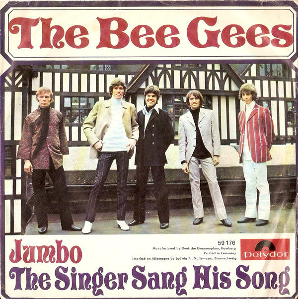 Bee Gees : Jumbo / The Singer Sang His Song (7", Single)
