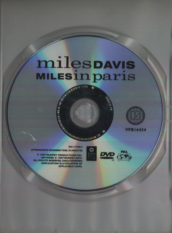 Miles Davis : Miles In Paris (DVD-V, PAL)