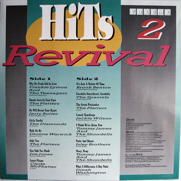 Various : Hits Revival Volume 2 (LP, Comp)