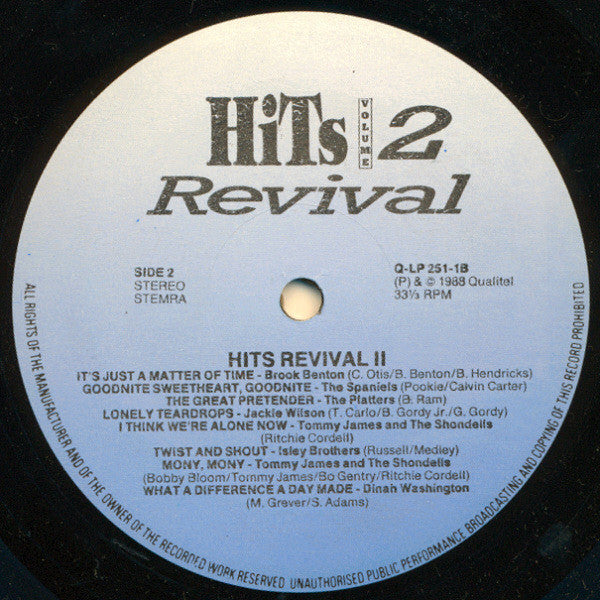 Various : Hits Revival Volume 2 (LP, Comp)