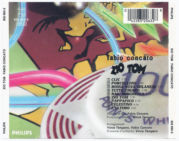 Fabio Concato : Zio Tom (CD, Album, RE)