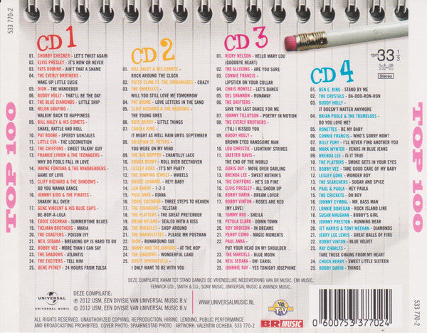 Various : Dreamboats And Petticoats TOP 100 (4xCD, Comp, Fat)