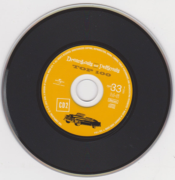 Various : Dreamboats And Petticoats TOP 100 (4xCD, Comp, Fat)