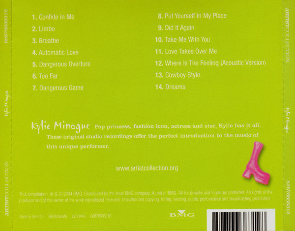 Kylie Minogue : Artist Collection (CD, Comp)
