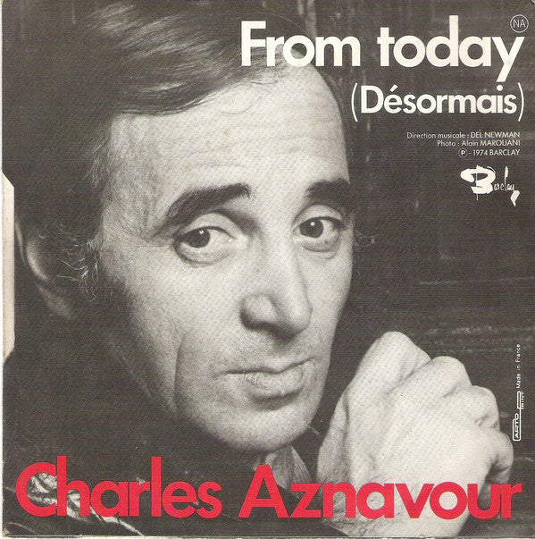 Charles Aznavour : The "I Love You" Song (Je T'aime) (7", Single)