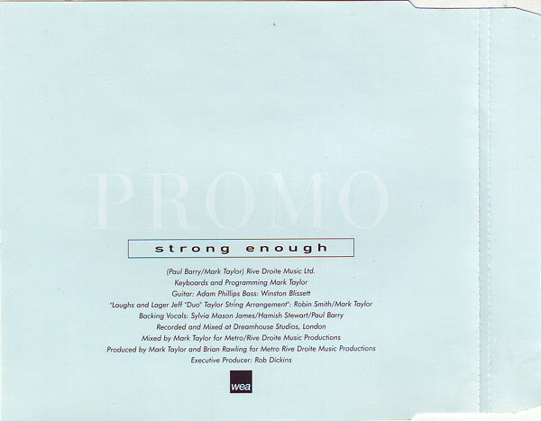 Cher : Strong Enough (CD, Single, Promo)