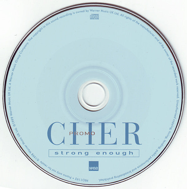 Cher : Strong Enough (CD, Single, Promo)