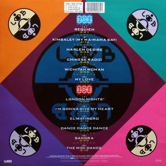 London Boys : The Twelve Commandments Of Dance (LP, Album)
