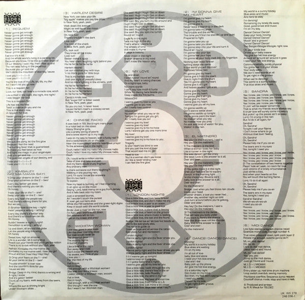 London Boys : The Twelve Commandments Of Dance (LP, Album)