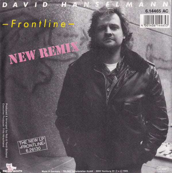 David Hanselmann : Frontline (7", Single)