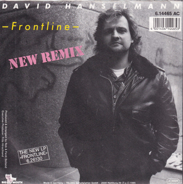 David Hanselmann : Frontline (7", Single)