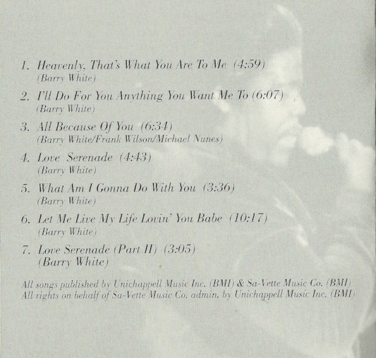 Barry White : Just Another Way To Say I Love You (CD, Album, RE, RM)