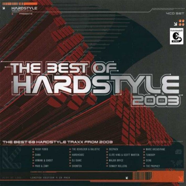 Various : The Best Of Hardstyle 2003 (4xCD, Comp, Mixed)