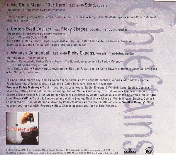 The Chieftains with Sting : Mo Ghile Mear - "Our Hero" (CD, Single)
