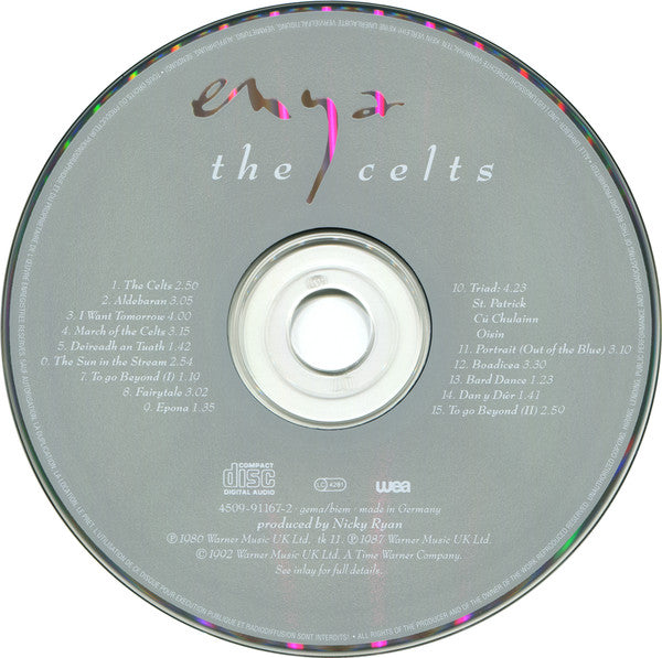 Enya : The Celts (CD, Album, RE, RM)