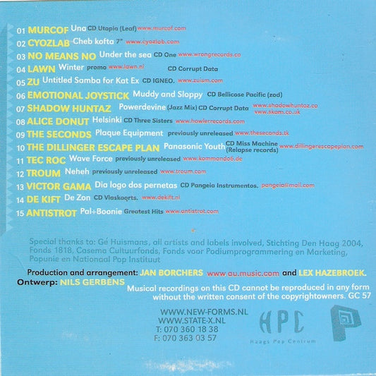 Various : State-X New Forms Festival (CD, Comp)