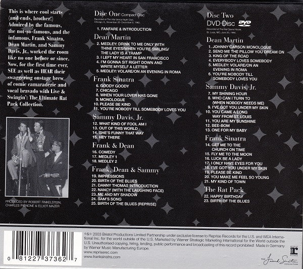 The Rat Pack : Live And Swingin' (The Ultimate Rat Pack Collection) (CD, Comp + DVD-V)