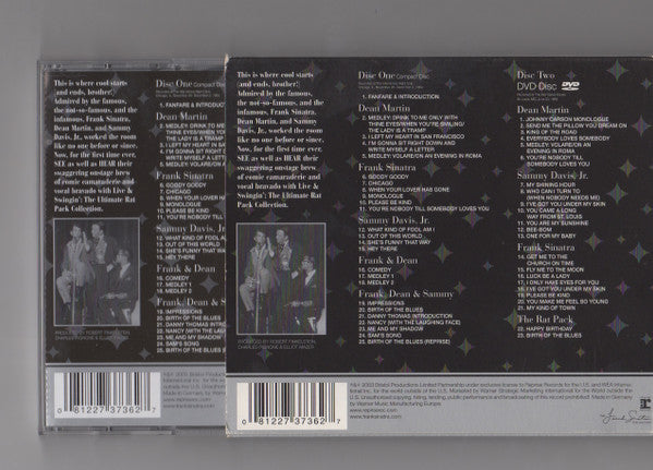 The Rat Pack : Live And Swingin' (The Ultimate Rat Pack Collection) (CD, Comp + DVD-V)